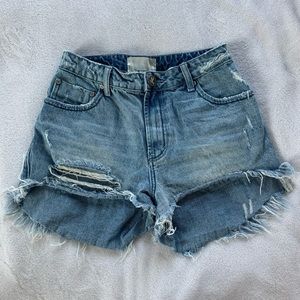 One teaspoon denim shorts